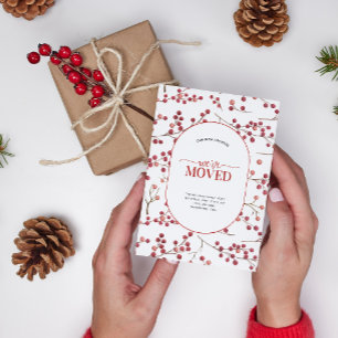 引っ越しましたRed Berry発表はがき 案内ポストカード