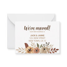 引っ越しましたWater Color Flora発表カード