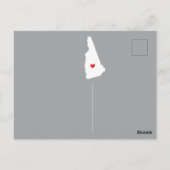 引っ越しアナウンス州ニューハンプシャーポストカード ポストカード (裏面)