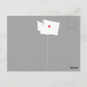 引っ越しアナウンス州ワシントン ポストカード (裏面)