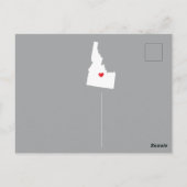 引っ越しアナウンス州IDAHOポストカード ポストカード (裏面)