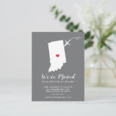 引っ越しアナウンス州INDIANAポストカード ポストカード (スタンド正面)