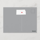 引っ越しアナウンス州KANSASポストカード ポストカード (裏面)