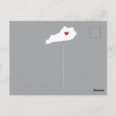 引っ越しアナウンス州KENTUCKYポストカード ポストカード (裏面)