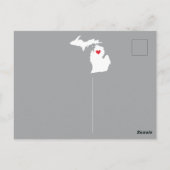 引っ越しアナウンス州MONTANAポストカード ポストカード (裏面)