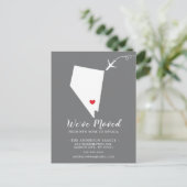 引っ越しアナウンス州NEVADAポストカード ポストカード (スタンド正面)