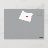 引っ越しアナウンス州OREGONはがき ポストカード (裏面)