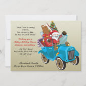 引っ越しサンタホリデー引っ越しのお知らせ シーズンカード