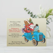 引っ越しサンタホリデー引っ越しのお知らせ シーズンカード (スタンド正面)