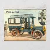 引っ越し中ですが、郵便トラックはがきを使用しません ポストカード (正面)