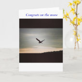 引っ越し中の人のグリーティングカー遠くにド カード (黄色い花)