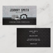 引っ越し会社のスローガン名刺 名刺 (正面/裏面)