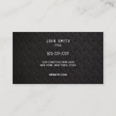 引っ越し会社のスローガン名刺 名刺 (裏面)