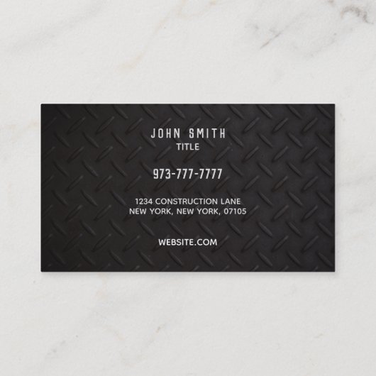 引っ越し会社のスローガン名刺 名刺 (裏面)