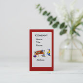 引っ越し会社の名刺 名刺 (スタンド正面)