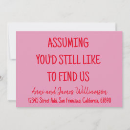 引っ越し先を見つけたいと思うおもしろいと 案内状