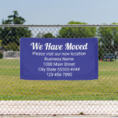 引っ越し場所は青 横断幕 (インサイチュ)