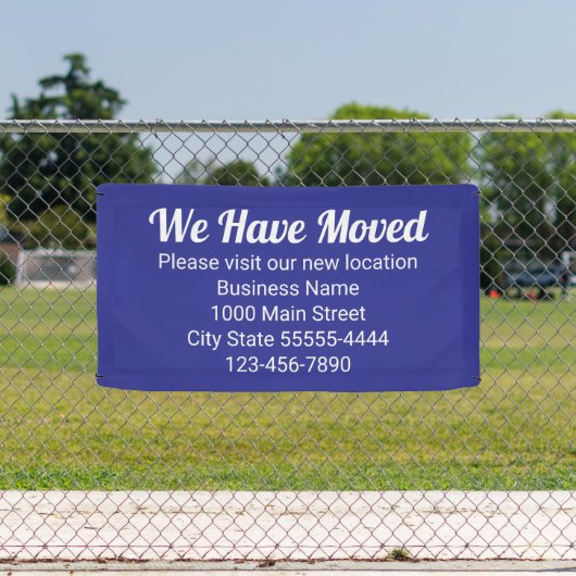 引っ越し場所は青 横断幕 (インサイチュ)