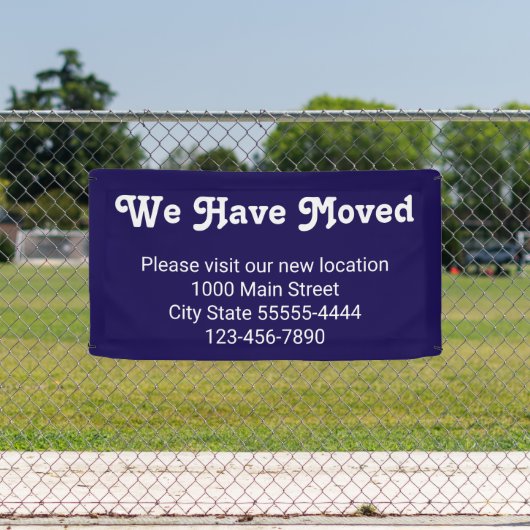 引っ越し場所は青 横断幕 (インサイチュ)