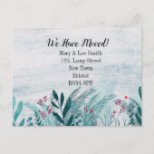 引っ越し家の引越し住所 案内ポストカード (正面)