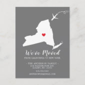引っ越し案内州NYポストカード ポストカード (正面)