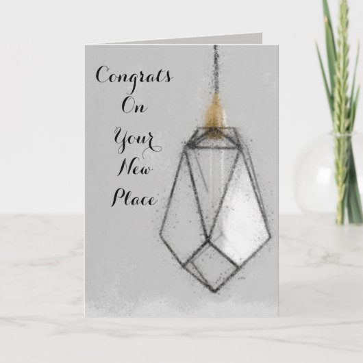 引っ越し祝いパーティーおもしろいカード カード (正面)