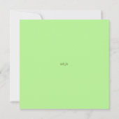 引っ越し祝いパーティーのパーティの招待状 招待状 (裏面)