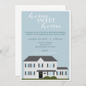 引っ越し祝いパーティーのパーティの招待状 招待状 (正面/裏面)