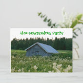 引っ越し祝いパーティーのパーティの招待状 招待状 (スタンド正面)