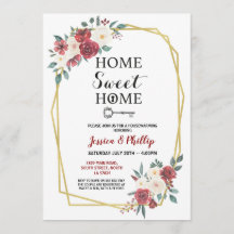 引っ越し祝いパーティーのパーティーによっては新しい家の家の赤が開花します