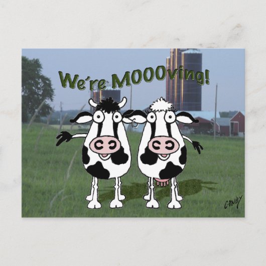 引っ越し祝いパーティーのパーティーの招待 インビテーションポストカード (正面)