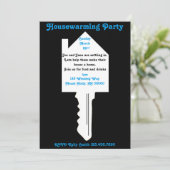 引っ越し祝いパーティーのパーティー 招待状 (スタンド正面)