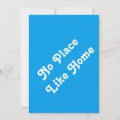 引っ越し祝いパーティーのパーティー 招待状 (裏面)