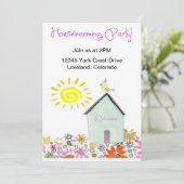 引っ越し祝いパーティーのパーティー! 招待状 (スタンド正面)