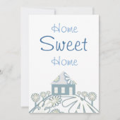 引っ越し祝いパーティーのパーティー 招待状 (正面)