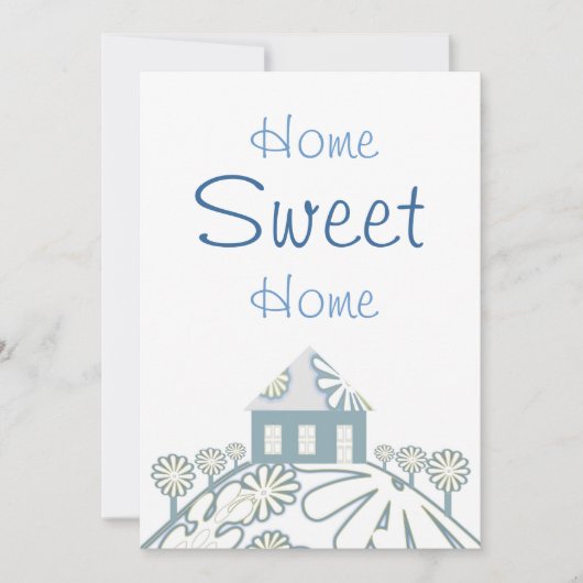 引っ越し祝いパーティーのパーティー 招待状 (正面)