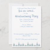 引っ越し祝いパーティーのパーティー 招待状 (裏面)