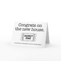 引っ越し祝いパーティーの冷蔵庫はカードを訂正します