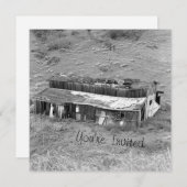 引っ越し祝いパーティーの招待状 招待状 (正面/裏面)