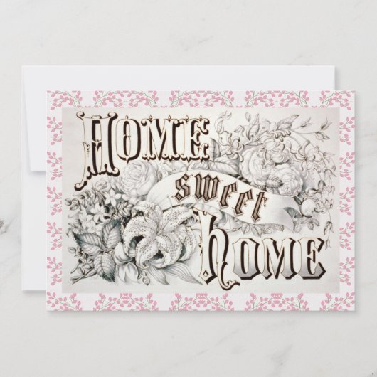 引っ越し祝いパーティーの招待状 招待状 (正面)