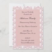 引っ越し祝いパーティーの招待状 招待状 (裏面)