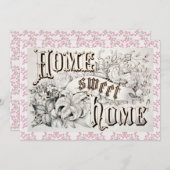 引っ越し祝いパーティーの招待状 招待状 (正面/裏面)