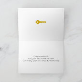 引っ越し祝いパーティーへようこそ カード (内部)