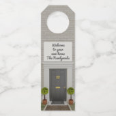 引っ越し祝いパーティーへようこそ ボトルネックタグ (正面)