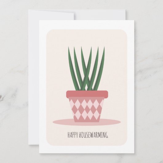 引っ越し祝いパーティーアロエポッテッドプラントニューホームパーティー (正面)