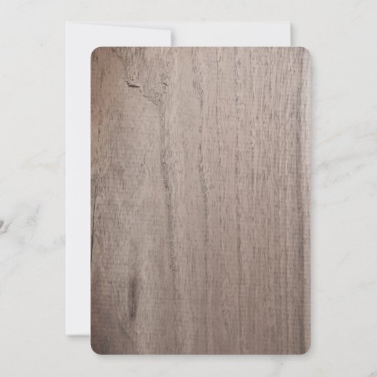 引っ越し祝いパーティーカクテルパーティー秋ウッド招待状 招待状 (裏面)