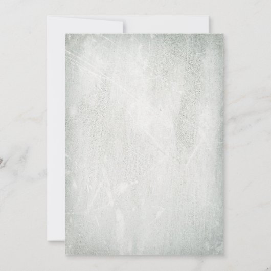 引っ越し祝いパーティーカクテル素朴パーティー赤ちゃんの息 招待状 (裏面)