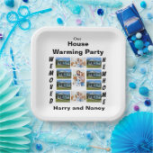 引っ越し祝いパーティーカスタムパーティー11フォトコラージュ ペーパープレート (パーティー)