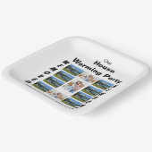 引っ越し祝いパーティーカスタムパーティー11フォトコラージュ ペーパープレート (傾斜あり)