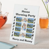 引っ越し祝いパーティーカスタムパーティー11フォトコラージュ 台座サイン (インサイチュ)